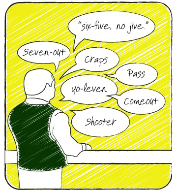 How to shoot dice: Craps vocabulary